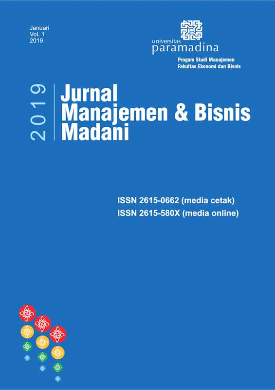 Jurnal Manajemen dan Bisnis Madani